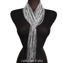 Charger l&#39;image dans la galerie, Wholesale 4PK: Callie Shimmery Metallic Long Layering Scarves
