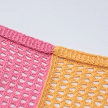 Load image into Gallery viewer, Wholesale 2 Pack: Stasia Contrast Crochet: Color Block Sleeve Sweater Shrug PINK ONE SIZE FITS S/M
