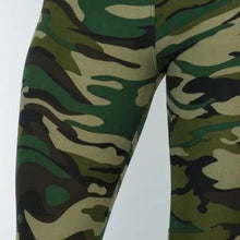 Load image into Gallery viewer, Wholesale 4 Pack: Miz Hunter: Thick High Waist Band Camo Printed Yoga Leggings
