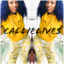 Ladda upp bild till gallerivisning, Wholesale Miz GoldBar: Yellow White 3D graphic Legging, Wholesale, CallieLives 
