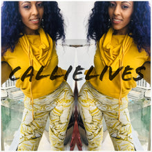 Charger l&#39;image dans la galerie, Wholesale Miz GoldBar: Yellow White 3D graphic Legging, Wholesale, CallieLives 
