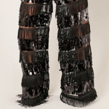 Charger l&#39;image dans la galerie, Xena Fringe Sequin: Bandage Sheer Romper Jumper, Rompers and Catsuits, CallieLives 

