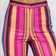 Load image into Gallery viewer, Stasia Circus Tent: PolyScuba Flared Stripe Pant, Skinny Pants &amp; Palazzos &amp; Other Cute Bottoms, CallieLives 

