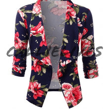 Load image into Gallery viewer, Elaine Rose: Boss Drape Open Front Blazer (Plus), Jackets and Blazers, CallieLives 
