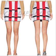 Cargar imagen en el visor de la galería, Callie ALAÏA ColorBlock Grid Rectangle Mini Skirt, Shorts and Skirts, CallieLives 
