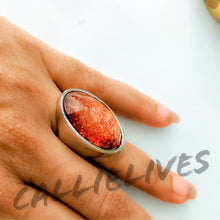 Load image into Gallery viewer, Callie Gemstone: Artsy Vintage Style Bling Ring, Jewelry, CallieLives 
