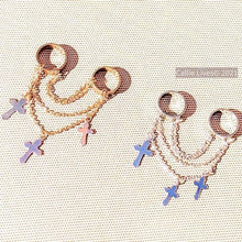 Carica l&#39;immagine nel visualizzatore di Gallery, Wholesale 5Pack: Callie Christian: Triple Chain Layer Charm Rings
