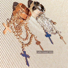 Carica l&#39;immagine nel visualizzatore di Gallery, Wholesale 5Pack: Callie Christian: Triple Chain Layer Charm Rings
