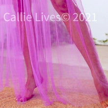 Load image into Gallery viewer, Wholesale: Stasia Lavender: Mesh Tulle CoverUp Maxi Skirt 2PK
