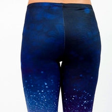 Load image into Gallery viewer, Wholesale 4 Pack: Miz Deep Starry Night: Ombre Blue Purple 3D illusion Graphic Leggings XL
